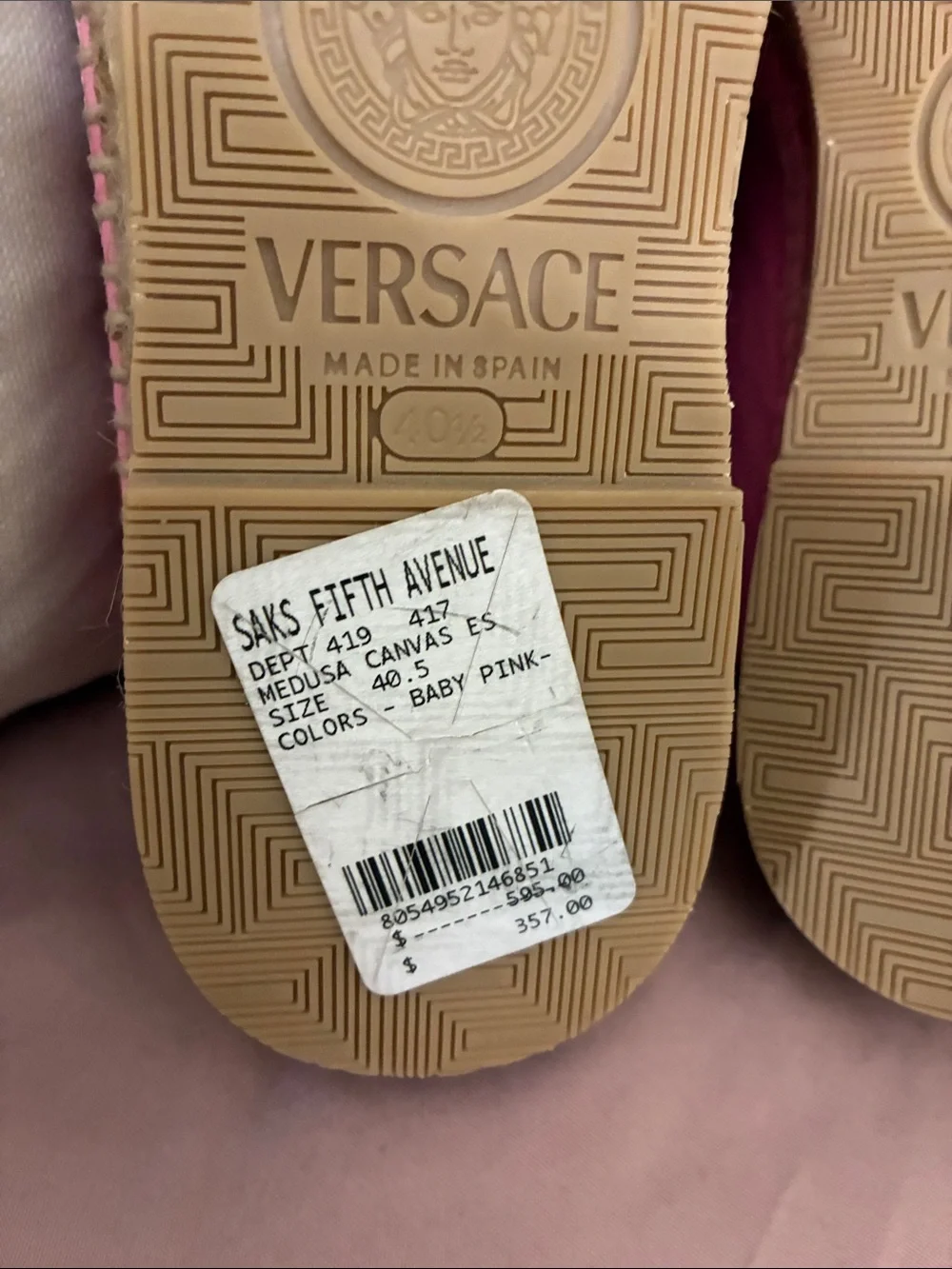 Versace bright pink